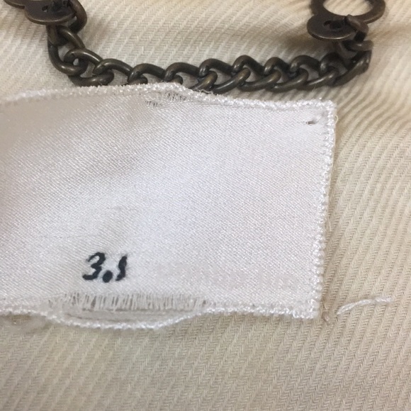 Phillip Lim 3.1 Belted Tan Lace Blazer - Picture 7 of 8